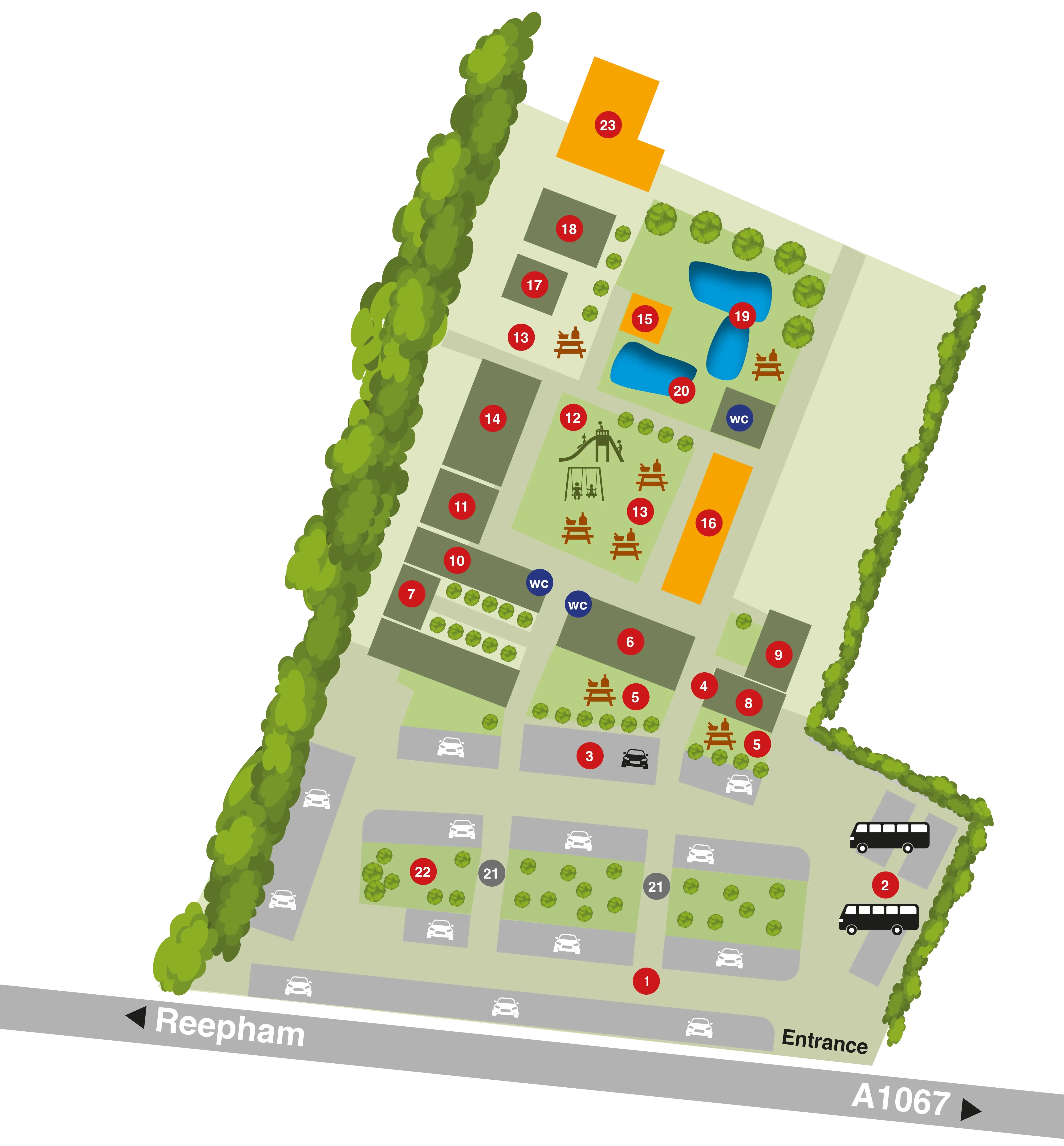 The Bug Parc Map