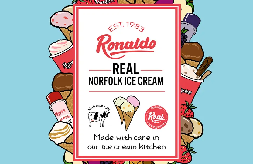 Ronaldo luxury ice creams.
