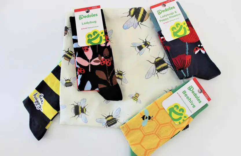 Themed clothing with the cutest bees and butterflies